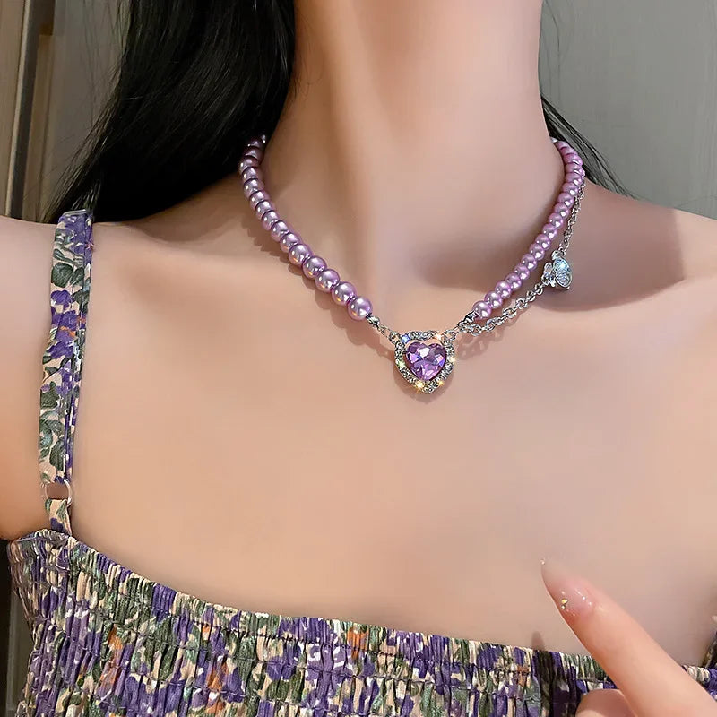 Aurora Pearl Cascade Necklace
