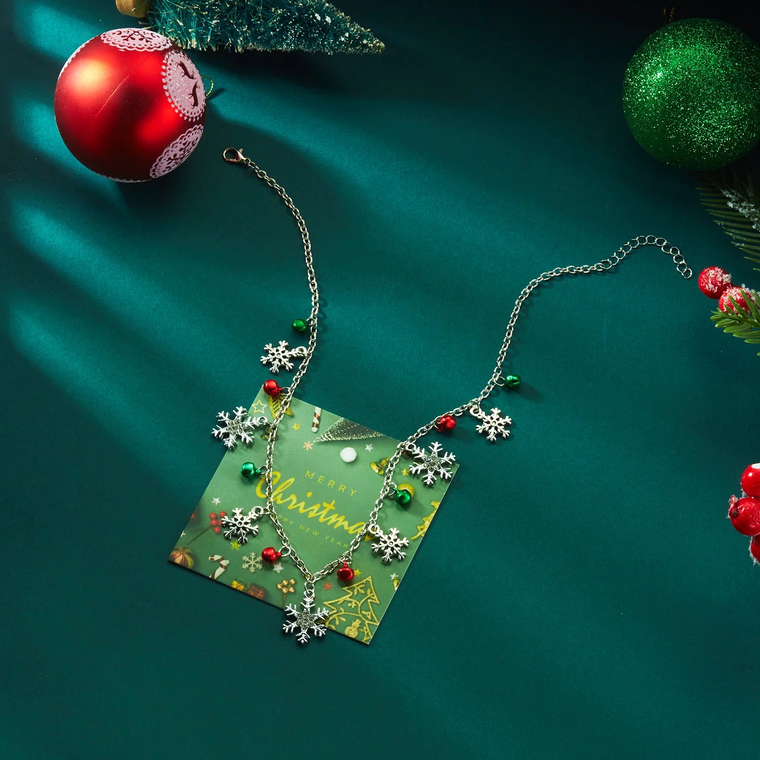 Christmas Charm Snowflake Necklace